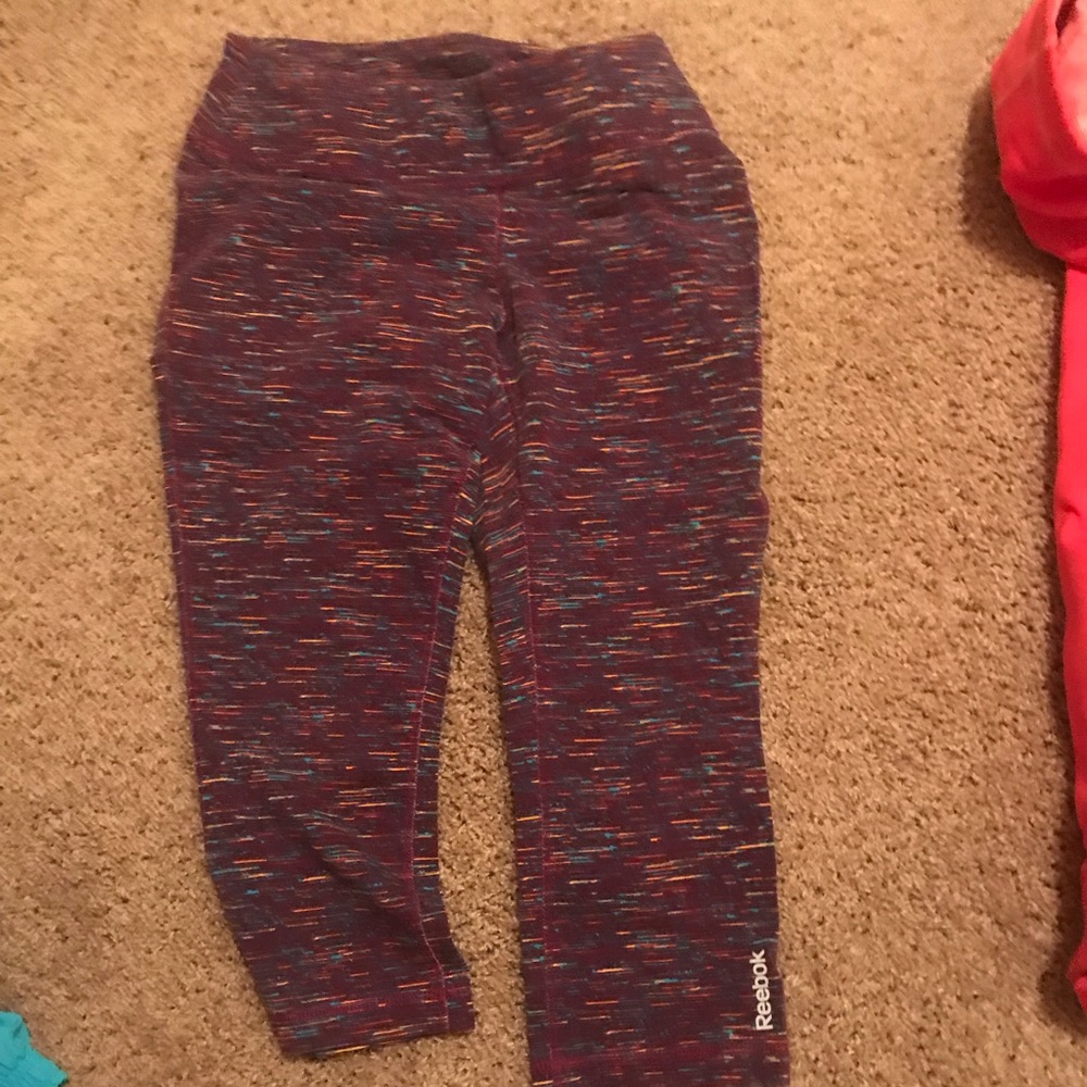 Reebok workout crops